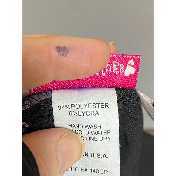 Vintage Kisses & Hugs Womens Y2K Whimsigoth Midi Dress Size M Dark Floral Grunge - Picture 7 of 10